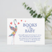 kleurrijke Abstracte Floral slaat boeken op voor B Informatiekaartje (Staand voorkant)