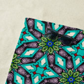 Kleurrijke Abstracte Floral Strandlaken (In situ)