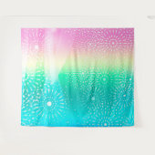 Kleurrijke Abstracte Fotobackdrop Tapijt Wandkleed (Voorkant (horizontaal))