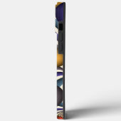 Kleurrijke abstracte fractale kunst monogram vlieg Case-Mate iPhone case (Achterkant / Links)