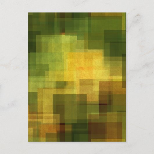 , kleurrijke abstracte geometrie 2 briefkaart (Voorkant)