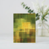 , kleurrijke abstracte geometrie 2 briefkaart (Staand voorkant)