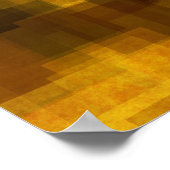 , kleurrijke abstracte geometrie 2 poster (Hoek)