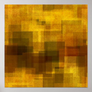 , kleurrijke abstracte geometrie 2 poster