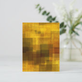 , kleurrijke abstracte geometrie briefkaart (Staand voorkant)