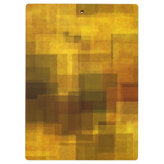 , kleurrijke abstracte geometrie klembord (Achterkant)