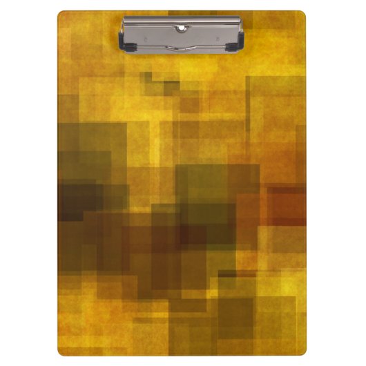 , kleurrijke abstracte geometrie klembord (Voorkant)