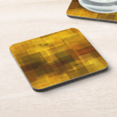 , kleurrijke abstracte geometrie onderzetter (Linkerzijde)