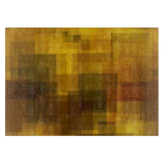 , kleurrijke abstracte geometrie snijplank (Voorkant)