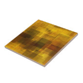 , kleurrijke abstracte geometrie tegeltje (Zijkant)