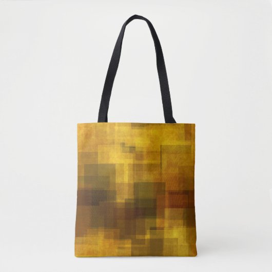 , kleurrijke abstracte geometrie tote bag (Voorkant)