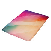Kleurrijke abstracte geometrische achtergrond badmat (Gekanteld)