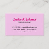 Kleurrijke Abstracte geometrische hemelas Visitekaartje (Achterkant)