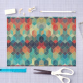 Kleurrijke Abstracte geometrische kubussen Tissuepapier (Craft)