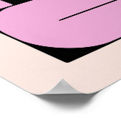 Kleurrijke Abstracte geometrische moderne vormen k Poster (Hoek)