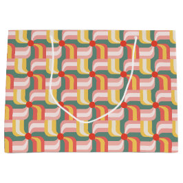 Kleurrijke Abstracte geometrische speldenwielen Groot Cadeauzakje