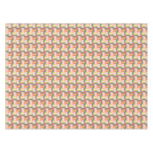 Kleurrijke Abstracte geometrische speldenwielen Tafelkleed (Voorkant (Horizontaal))