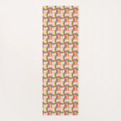 Kleurrijke Abstracte geometrische speldenwielen Yogamat (Achterkant)