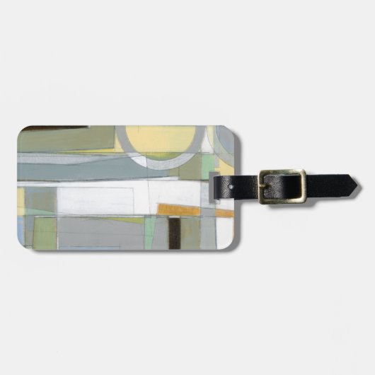 Kleurrijke Abstracte geometrische vormen Bagagelabel (Voorkant horizontaal)