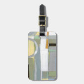 Kleurrijke Abstracte geometrische vormen Bagagelabel (Voorkant verticaal)