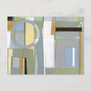 Kleurrijke Abstracte geometrische vormen Briefkaart