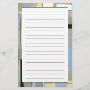 Kleurrijke Abstracte geometrische vormen Briefpapier