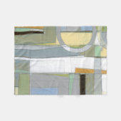 Kleurrijke Abstracte geometrische vormen Fleece Deken (Voorkant (Horizontaal))
