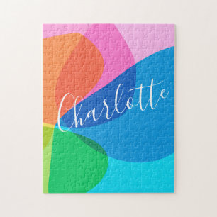 Kleurrijke Abstracte geometrische vormen   Geperso Legpuzzel