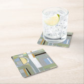 Kleurrijke Abstracte geometrische vormen Kartonnen Onderzetters (Insitu)