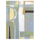 Kleurrijke Abstracte geometrische vormen Klembord (Achterkant)
