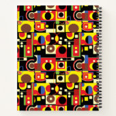Kleurrijke Abstracte geometrische vormen Notitieboek (Achterkant)
