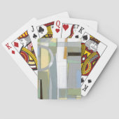 Kleurrijke Abstracte geometrische vormen Pokerkaarten (Achterkant)