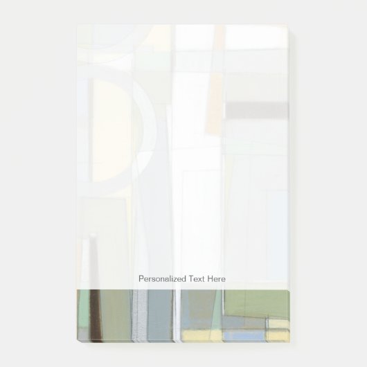 Kleurrijke Abstracte geometrische vormen Post-it® Notes (Voorkant)