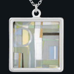 Kleurrijke Abstracte geometrische vormen Zilver Vergulden Ketting<br><div class="desc">Een origineel van Norman Wyatt,  deze druk shows kleurrijke abstracte geometrische vormen die elkaar overlappen. Een zeer vooruitstrevend stuk,  dat explodeert in kleur en activiteit. Als je van expressionistische kunst houdt,  dan is dit de afdruk voor je!</div>