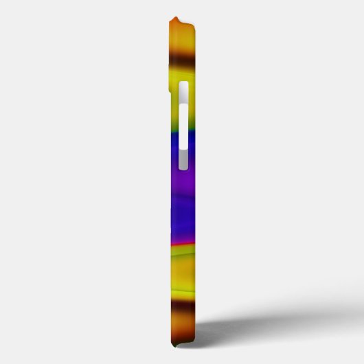 Kleurrijke Abstracte golven Case-Mate iPhone Case (Achterkant / Links)