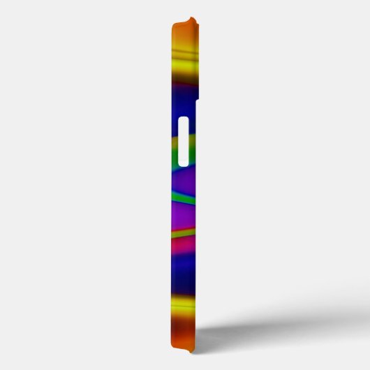 Kleurrijke Abstracte golven Case-Mate iPhone Case (Achterkant / Rechts)