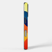 Kleurrijke Abstracte golven Case-Mate iPhone Case (Achterkant / Rechts)