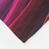 Kleurrijke Abstracte golven Fleece Deken (Hoek)