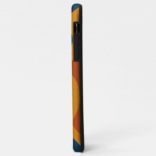 Kleurrijke Abstracte Golven Hoesje-Mate Case-Mate iPhone Case (Achterkant/links)