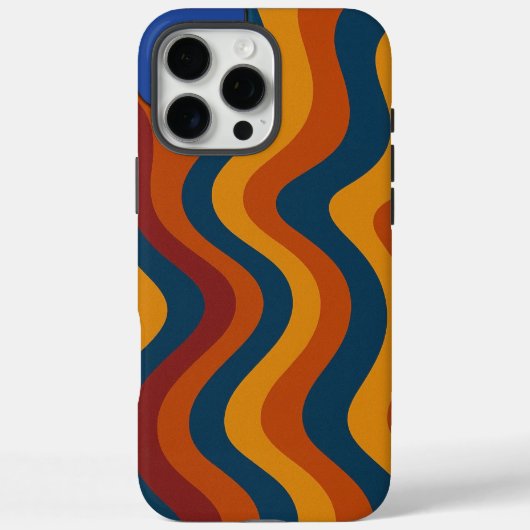 Kleurrijke Abstracte Golven Hoesje-Mate Case-Mate iPhone Case (Achterkant)