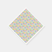Kleurrijke Abstracte golven Servet (Hoek)