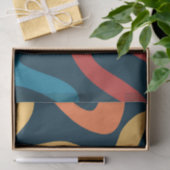 Kleurrijke abstracte golven tissuepapier (Geschenk)