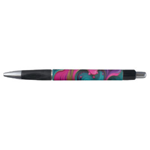 Kleurrijke Abstracte Hartswirl – Moderne Kleurrijk Pen