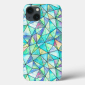 Kleurrijke Abstracte heldere driehoeken Case-Mate iPhone Case (Achterkant)