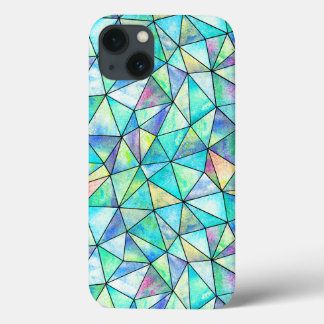 Kleurrijke Abstracte heldere driehoeken Case-Mate iPhone Case