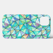 Kleurrijke Abstracte heldere driehoeken Case-Mate iPhone Case (Achterkant (horizontaal))