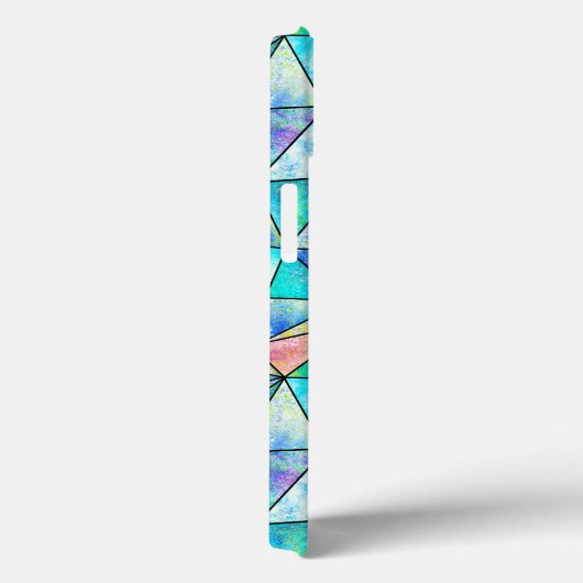 Kleurrijke Abstracte heldere driehoeken Case-Mate iPhone Case (Achterkant / Rechts)