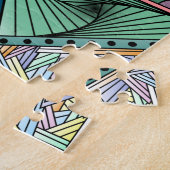 Kleurrijke, Abstracte, heldere, originele artikele Legpuzzel (Zijkant)