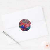 Kleurrijke Abstracte Hippie Rainbow Sticker Labels (Envelop)