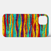 Kleurrijke Abstracte horizontale strepen Case-Mate iPhone Case (Achterkant (horizontaal))